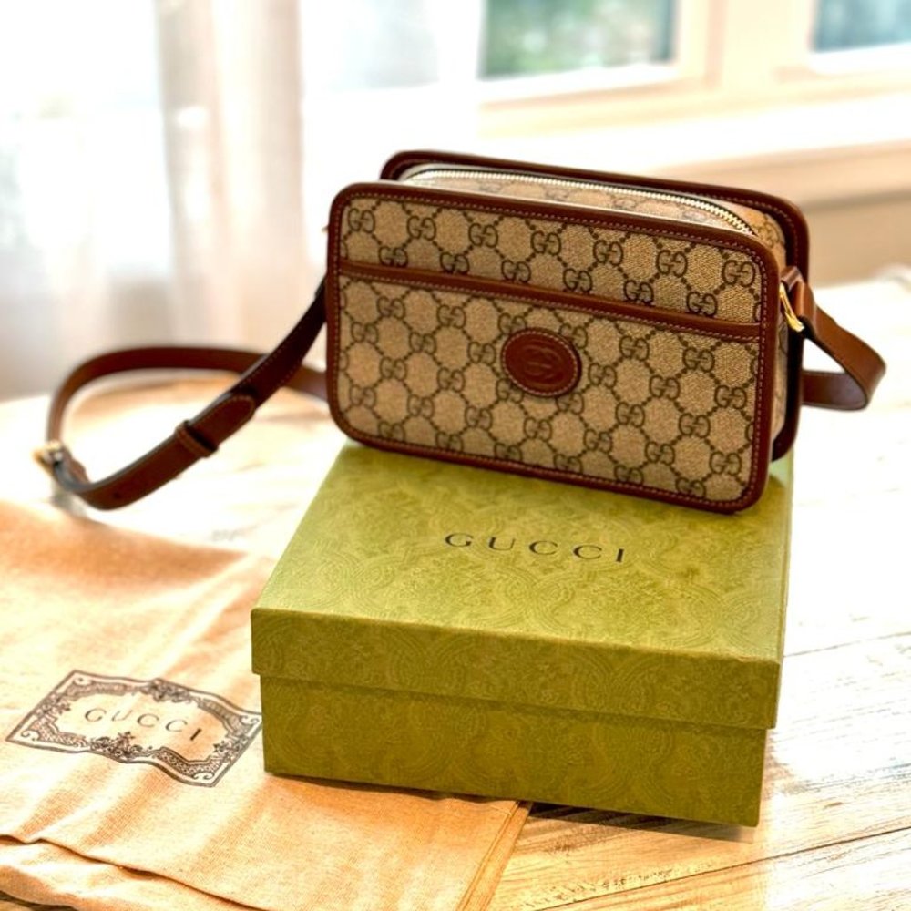 Gucci Interlocking G Crossbody Mini Bag (NEW)